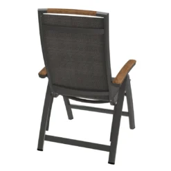 Sieger Catena Klappsessel Aluminium/Textilene Eisengrau/Grau/Teak 5 Sieger Catena Klappsessel Aluminium/Textilene Eisengrau/Grau/Teak -Gartenmöbel Geschäft 756847 3