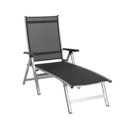 MWH Elements Klappliege Aluminium/Textilene Silber/Anthrazit