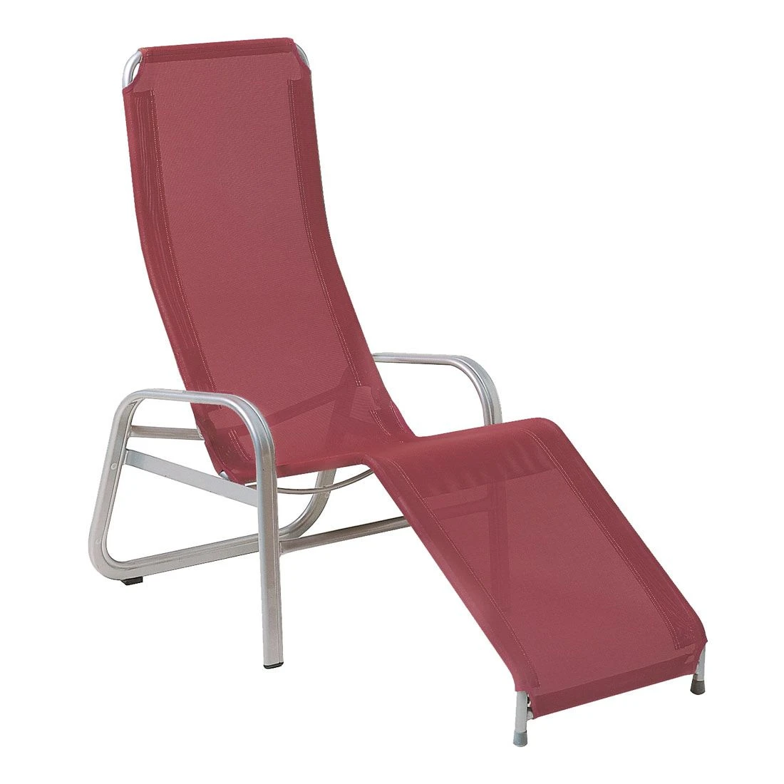 Karasek Florida Gesundliege Aluminium/Textilene Platin/Bordeaux 1 Karasek Florida Gesundliege Aluminium/Textilene Platin/Bordeaux