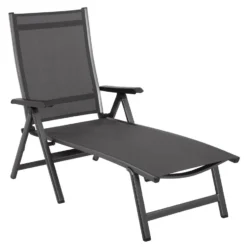 MWH Elements Klappliege Aluminium/Textilene Eisengrau/Anthrazit
