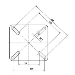 LiRo Midi Plus 100MF Mobiler Schirmständer - Flanschaufnahme Graphit -Gartenmöbel Geschäft 855935 3