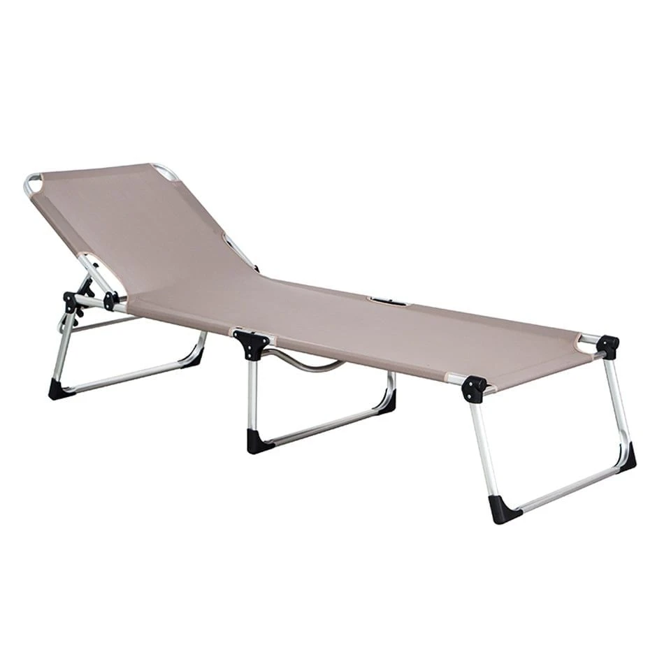 Siena Garden XXL Dreibeinliege Aluminium/Textilene Silber/Taupe 1 Siena Garden XXL Dreibeinliege Aluminium/Textilene Silber/Taupe