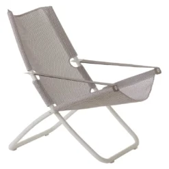 Emu Snooze Liegestuhl Stahl/Textilene Weiß/Eis