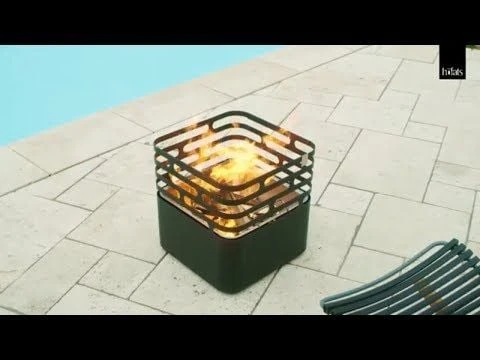 Höfats CUBE Grillrost Aus Edelstahl Zu Feuerkorb Cube Silber 1 Höfats CUBE Grillrost Aus Edelstahl Zu Feuerkorb Cube Silber