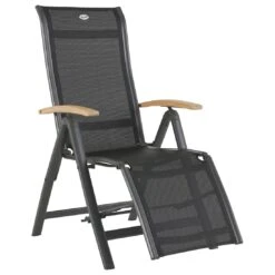 Hartman Alice Komfort-Relaxsessel Aluminium/Textilene Mit Teak-Armlehnen Xerix