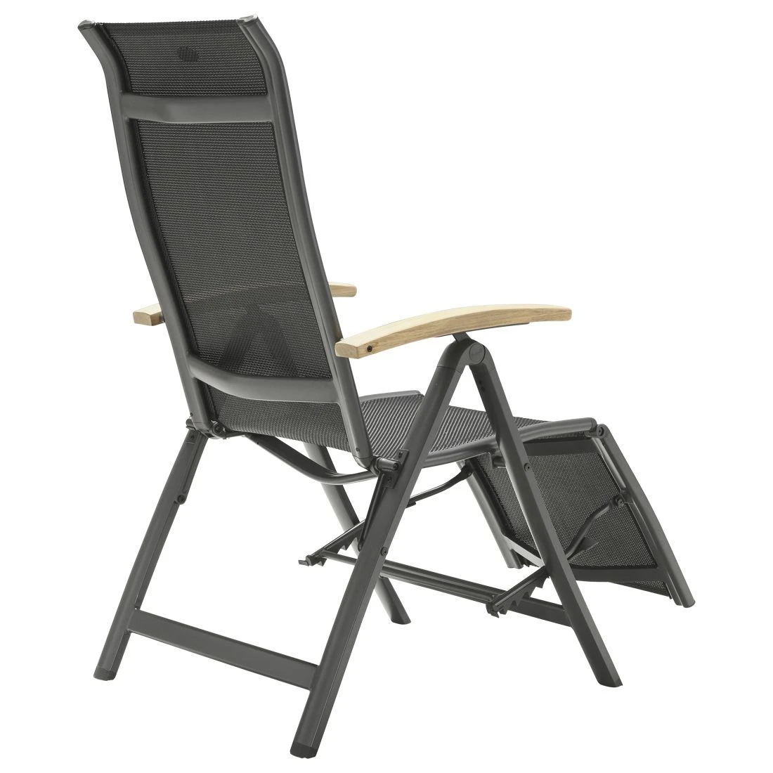 Hartman Alice Komfort-Relaxsessel Aluminium/Textilene Mit Teak-Armlehnen Xerix 2 Hartman Alice Komfort-Relaxsessel Aluminium/Textilene Mit Teak-Armlehnen Xerix – Bild 2