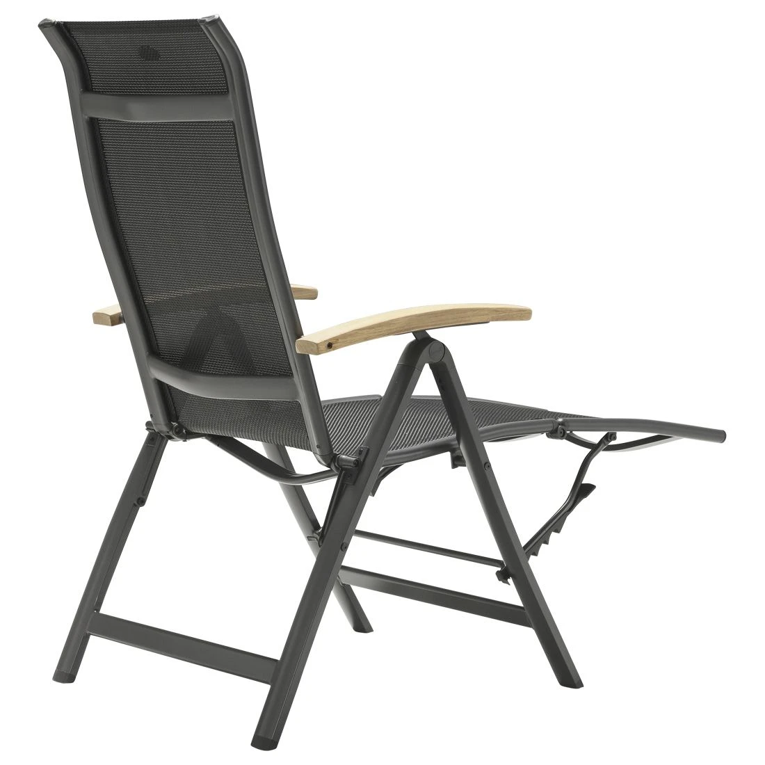 Hartman Alice Komfort-Relaxsessel Aluminium/Textilene Mit Teak-Armlehnen Xerix 3 Hartman Alice Komfort-Relaxsessel Aluminium/Textilene Mit Teak-Armlehnen Xerix – Bild 3