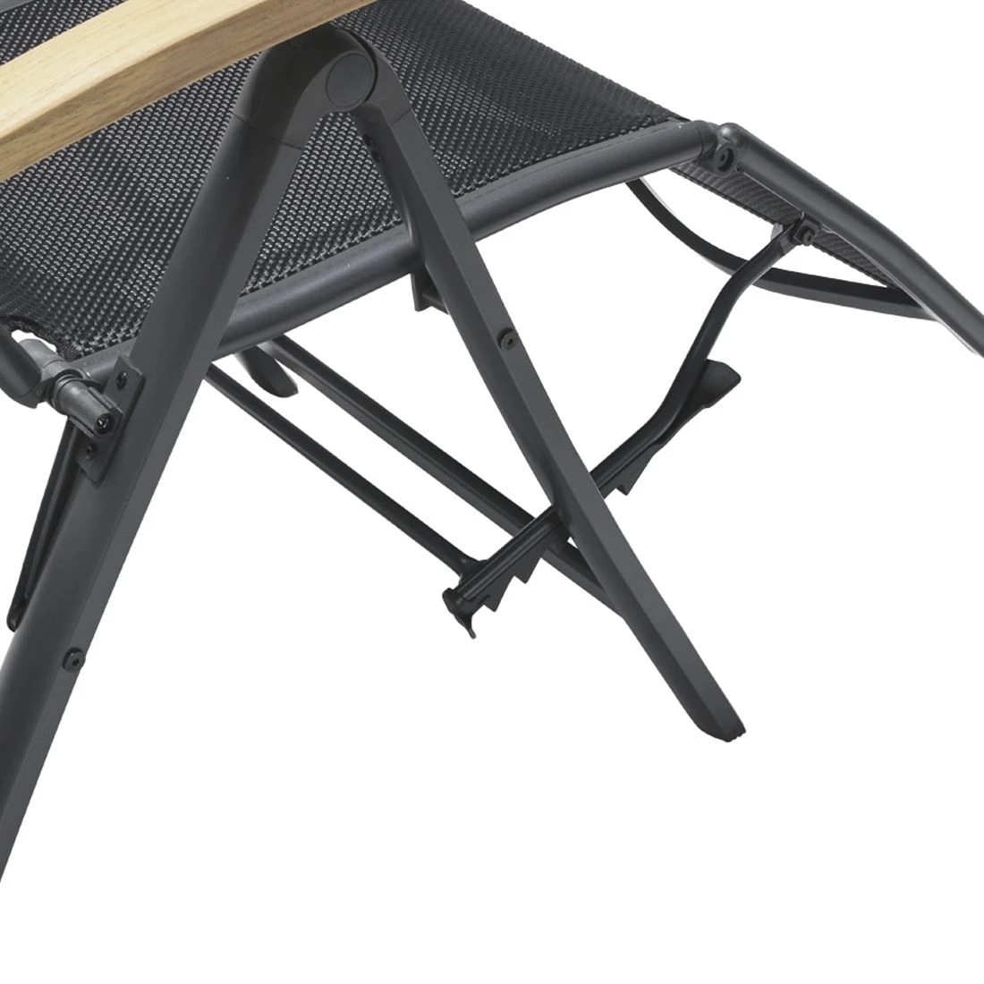 Hartman Alice Komfort-Relaxsessel Aluminium/Textilene Mit Teak-Armlehnen Xerix 7 Hartman Alice Komfort-Relaxsessel Aluminium/Textilene Mit Teak-Armlehnen Xerix – Bild 7