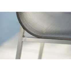 Stern Barny Garten-Barstuhl Edelstahl/Textilene Edelstahl/Silbergrau -Gartenmöbel Geschäft 940767 8