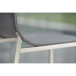 Stern Barny Garten-Barstuhl Edelstahl/Textilene Edelstahl/Silbergrau -Gartenmöbel Geschäft 940767 9