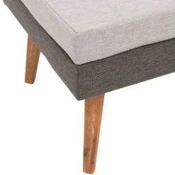 OUTLIV. Rockford Hocker Akazie/Suntex White Wash/Dark Grey/Light Grey -Gartenmöbel Geschäft 991147 4