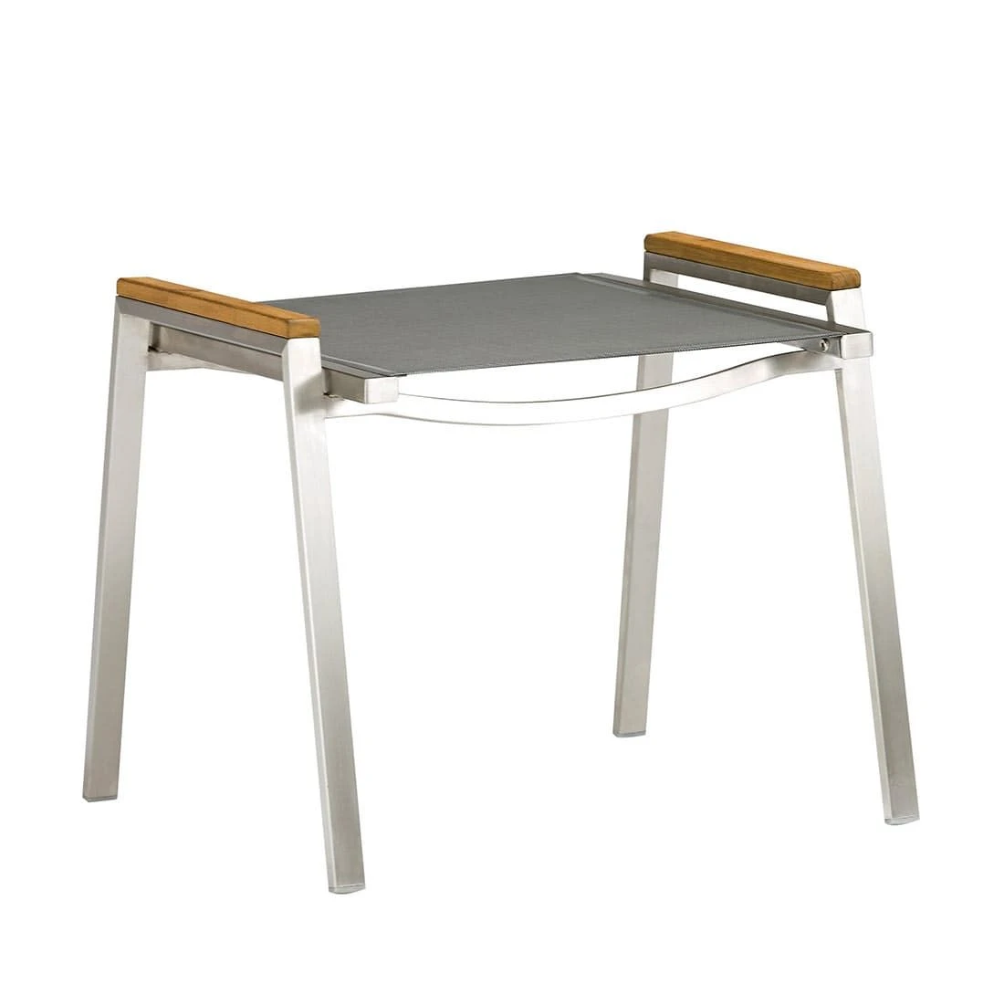 Zebra One Hocker Edelstahl/Textilene Silber/Dark Grey 1 Zebra One Hocker Edelstahl/Textilene Silber/Dark Grey