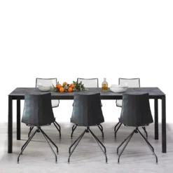 Best Gina Gartenstuhl Drehbar Stahl/Kunststoff Anthrazit/Off-White -Gartenmöbel Geschäft best gina drehstuhl stahl kunststoff 1380866 4