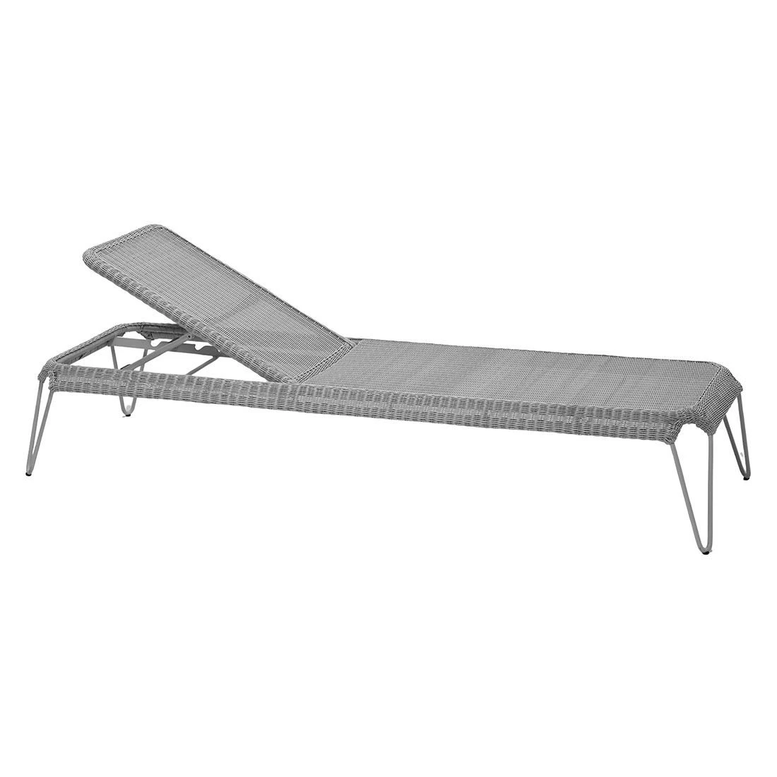 Cane-Line Breeze Gartenliege Stahl/Geflecht Light Grey 1 Cane-Line Breeze Gartenliege Stahl/Geflecht Light Grey