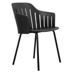 Cane-Line Choice Gartenstuhl Stahl/Polypropylen Black