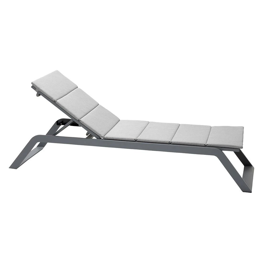 Cane-Line Siesta Gartenliege Aluminium/Textilene Light Grey 2 Cane-Line Siesta Gartenliege Aluminium/Textilene Light Grey – Bild 2