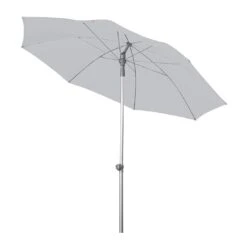 Doppler ACT Drehknick Mittelstockschirm NEO Ø200cm Hellgrau