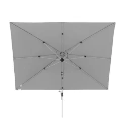 Doppler Active Pendelschirm 350x260cm Mit Windauslass Hellgrau -Gartenmöbel Geschäft doppler active ampelschirm 350x260cm alu graphit 827 hellgrau 1247095 4