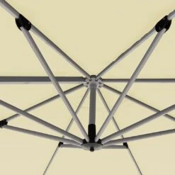 Doppler Active Ampelschirm Ø370cm Natur -Gartenmöbel Geschäft doppler active ampelschirm o370cm alu graphit 820 natur 1247150 7