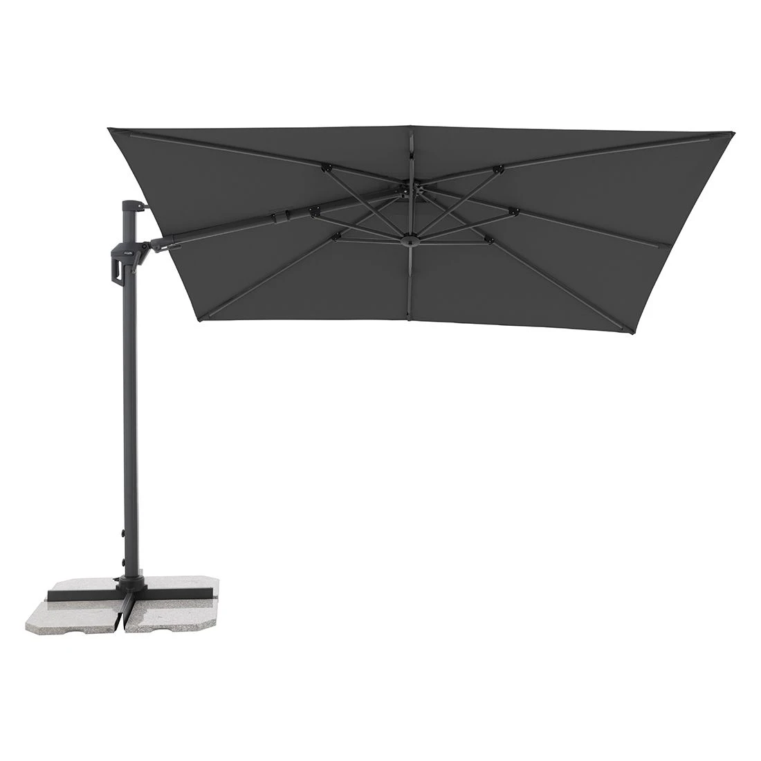 Doppler Active Green Edition Ampelschirm 310x210cm Anthrazit 5 Doppler Active Green Edition Ampelschirm 310x210cm Anthrazit – Bild 5