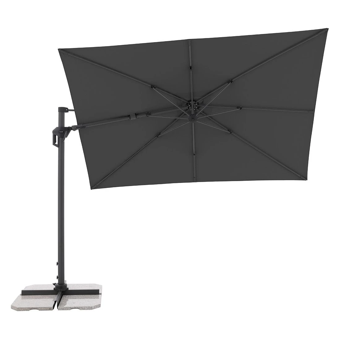 Doppler Active Green Edition Ampelschirm 310x210cm Anthrazit 7 Doppler Active Green Edition Ampelschirm 310x210cm Anthrazit – Bild 7