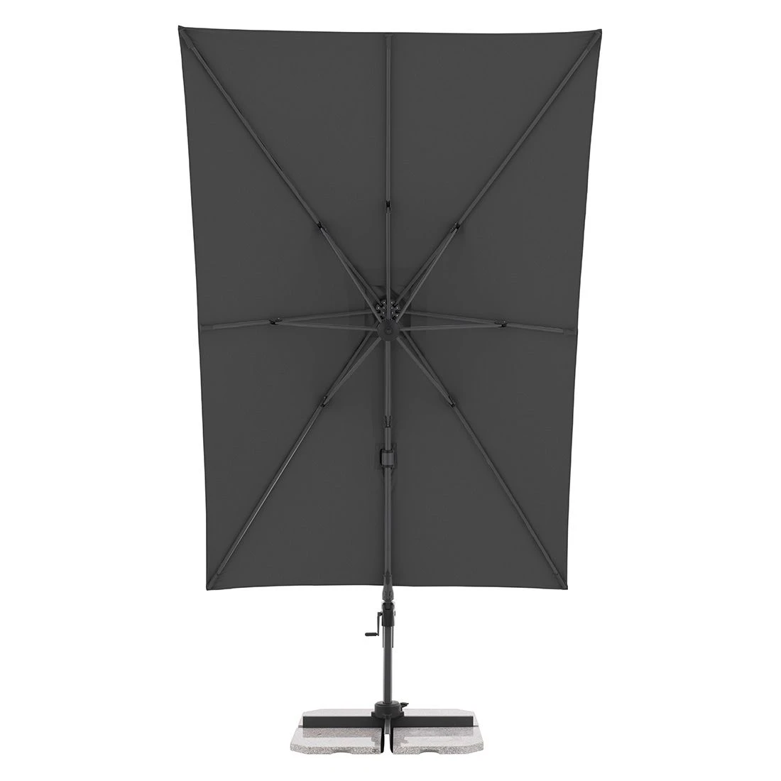 Doppler Active Green Edition Ampelschirm 310x210cm Anthrazit 8 Doppler Active Green Edition Ampelschirm 310x210cm Anthrazit – Bild 8