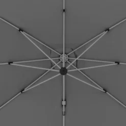 Doppler Active Pendelschirm 350x260cm Mit Windauslass Anthrazit -Gartenmöbel Geschäft doppler active ii ampelschirm 350x260cm alu graphit 840 anthrazit 1307837 10