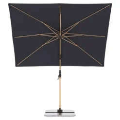 Doppler Alu-Wood Ultra Ampelschirm 300x220cm Holzoptik/Aluminium Anthrazit -Gartenmöbel Geschäft doppler alu wood ultra ampelschirm 300x220cm holzoptik aluminium 1350594 4