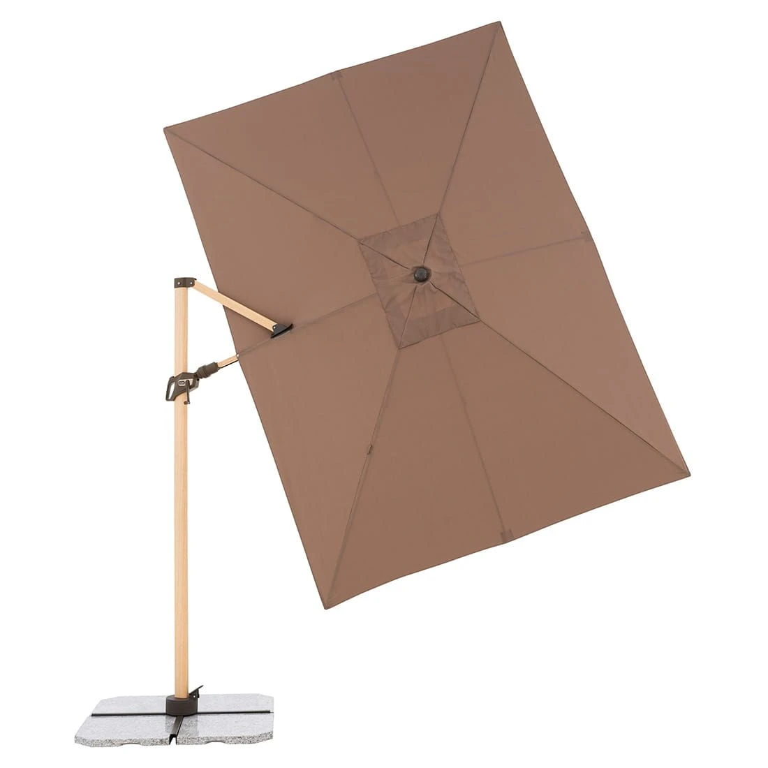 Doppler Alu-Wood Ultra Ampelschirm 300x220cm Holzoptik/Aluminium Greige 12 Doppler Alu-Wood Ultra Ampelschirm 300x220cm Holzoptik/Aluminium Greige – Bild 12