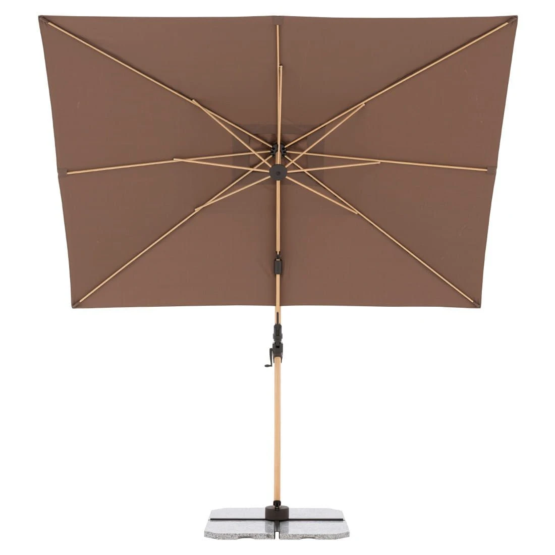 Doppler Alu-Wood Ultra Ampelschirm 300x220cm Holzoptik/Aluminium Greige 4 Doppler Alu-Wood Ultra Ampelschirm 300x220cm Holzoptik/Aluminium Greige – Bild 4