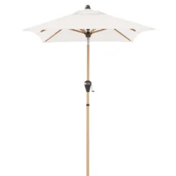 Doppler Alu-Wood Ultra Mittelstockschirm 210x140cm Natur -Gartenmöbel Geschäft doppler alu wood ultra balkonschirm 210x140cm 1355775 2