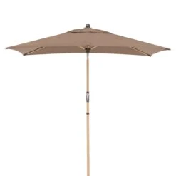 Doppler Alu-Wood Ultra Mittelstockschirm 210x140cm Greige