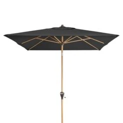 Doppler Alu-Wood Ultra Stockschirm 300x200cm Aluminium/Holzoptik Anthrazit