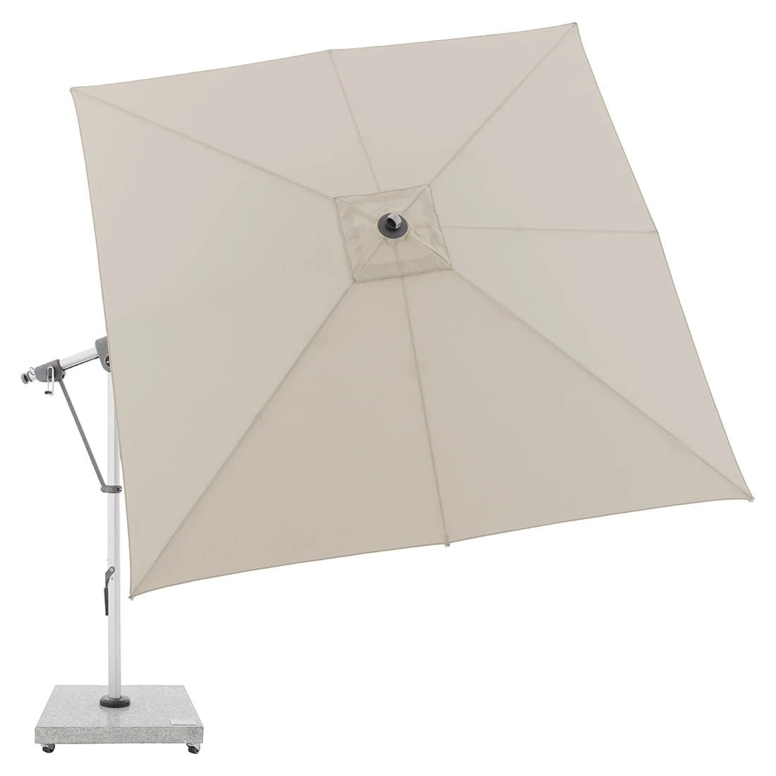 Doppler Ampelschirm Expert 300x300cm Natur 4 Doppler Ampelschirm Expert 300x300cm Natur – Bild 4