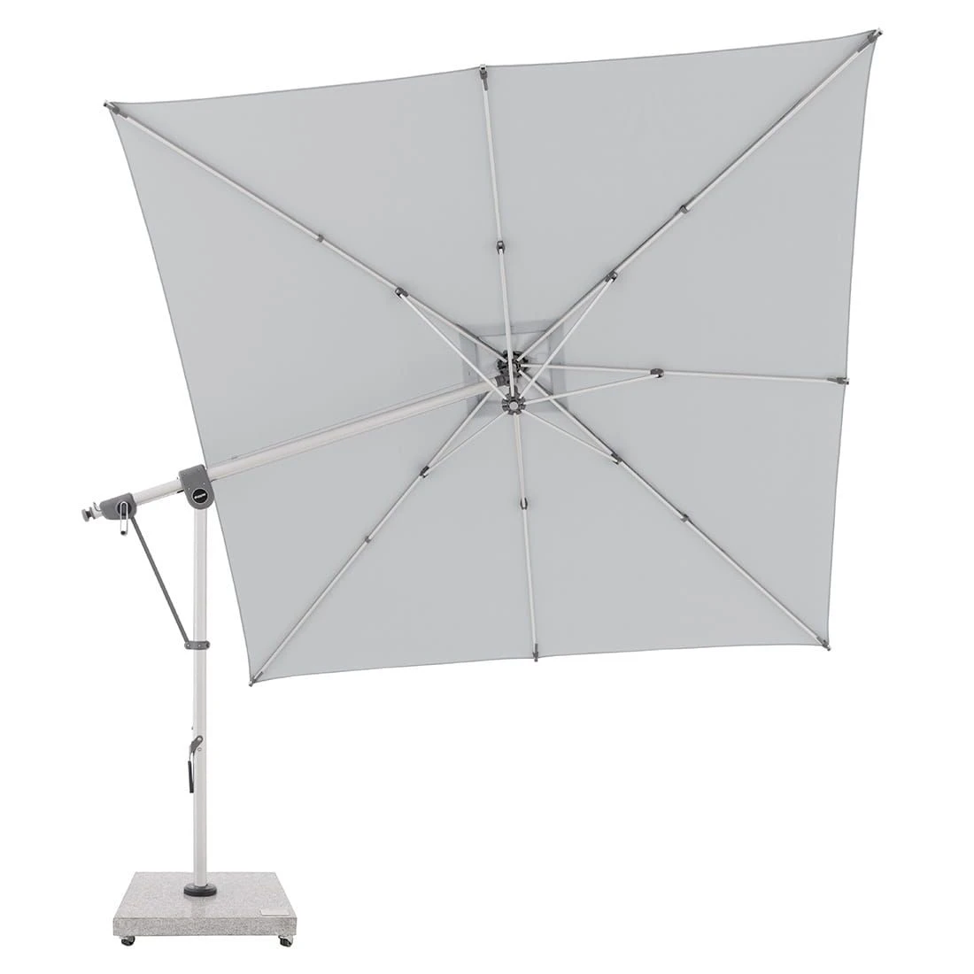 Doppler Ampelschirm Expert 300x300cm Hellgrau 3 Doppler Ampelschirm Expert 300x300cm Hellgrau – Bild 3