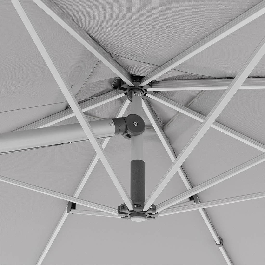 Doppler Ampelschirm Expert 300x300cm Hellgrau 5 Doppler Ampelschirm Expert 300x300cm Hellgrau – Bild 5