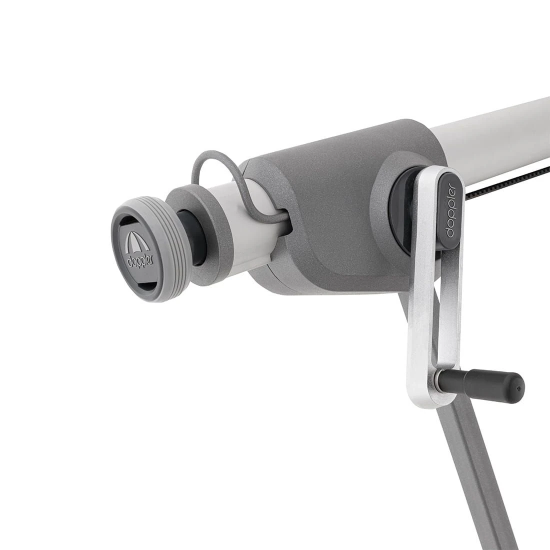 Doppler Ampelschirm Expert 300x300cm Hellgrau 8 Doppler Ampelschirm Expert 300x300cm Hellgrau – Bild 8