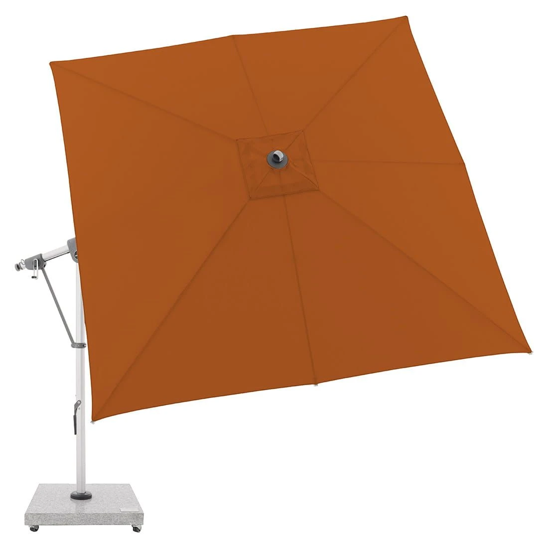 Doppler Ampelschirm Expert 300x300cm Terracotta 4 Doppler Ampelschirm Expert 300x300cm Terracotta – Bild 4