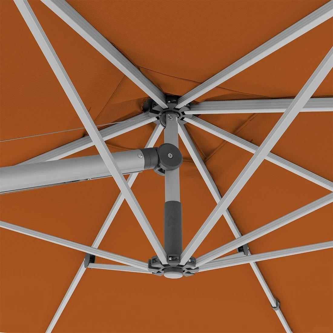 Doppler Ampelschirm Expert 300x300cm Terracotta 5 Doppler Ampelschirm Expert 300x300cm Terracotta – Bild 5