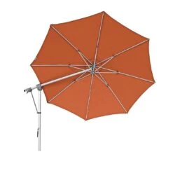Doppler Expert Ampelschirm Ø350 Axial Schwenkbar Terracotta -Gartenmöbel Geschäft doppler expert pendelschirm o350 axial schwenkbar 50151 2