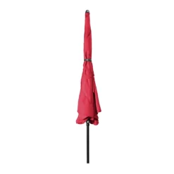 Doppler Sunline Waterproof Mittelstockschirm 225x120cm Anthrazit/Rot -Gartenmöbel Geschäft doppler sunline waterproof balkonschirm 225x120cm m volant anthrazit rot 1300676 3