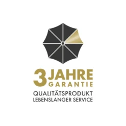 Doppler Sunline Waterproof Mittelstockschirm 225x120cm Anthrazit/Rot -Gartenmöbel Geschäft doppler sunline waterproof balkonschirm 225x120cm m volant anthrazit rot 1300676 30