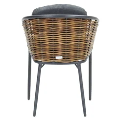 Garden Impressions Bali Gartensessel Aluminium/Rattan Carbon Black/Mystic Grey -Gartenmöbel Geschäft garden impressions bali diningsessel aluminium rattan 1436130 4