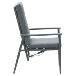 Garden Impressions Biola Verstellsessel Aluminium/Polyester Carbon Black/Mystic Grey -Gartenmöbel Geschäft garden impressions biola verstellsessel aluminium polster 1350033 3