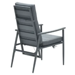 Garden Impressions Biola Verstellsessel Aluminium/Polyester Carbon Black/Mystic Grey -Gartenmöbel Geschäft garden impressions biola verstellsessel aluminium polster 1350033 4