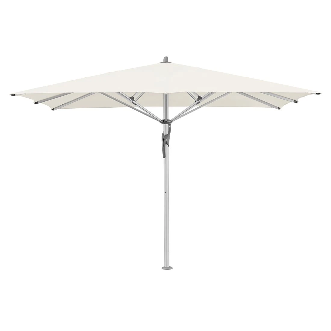 Glatz Fortello Mittelstockschirm 400x400cm Off-White 1 Glatz Fortello Mittelstockschirm 400x400cm Off-White