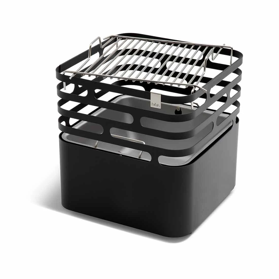 Höfats CUBE Grillrost Aus Edelstahl Zu Feuerkorb Cube Silber 4 Höfats CUBE Grillrost Aus Edelstahl Zu Feuerkorb Cube Silber – Bild 4