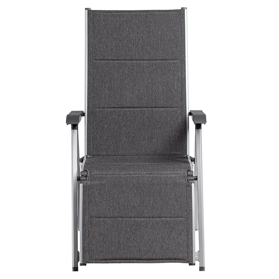 Kettler Basic Plus Relaxliege Aluminium/Outdoorgewebe Silber/Anthrazit Meliert 3 Kettler Basic Plus Relaxliege Aluminium/Outdoorgewebe Silber/Anthrazit Meliert – Bild 3