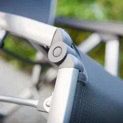 Kettler Basic Plus Relaxsessel Aluminium/Textilene Silber/Anthrazit -Gartenmöbel Geschäft kettler basicplus relaxsessel silber anthrazit 0301216 0000 4