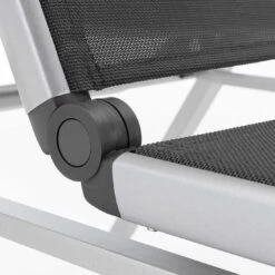 Kettler Basic Plus Stapelliege Aluminium/Textilene Silber/Anthrazit -Gartenmöbel Geschäft kettler basicplus stapelliege silber anthrazit 0301214 0000 10